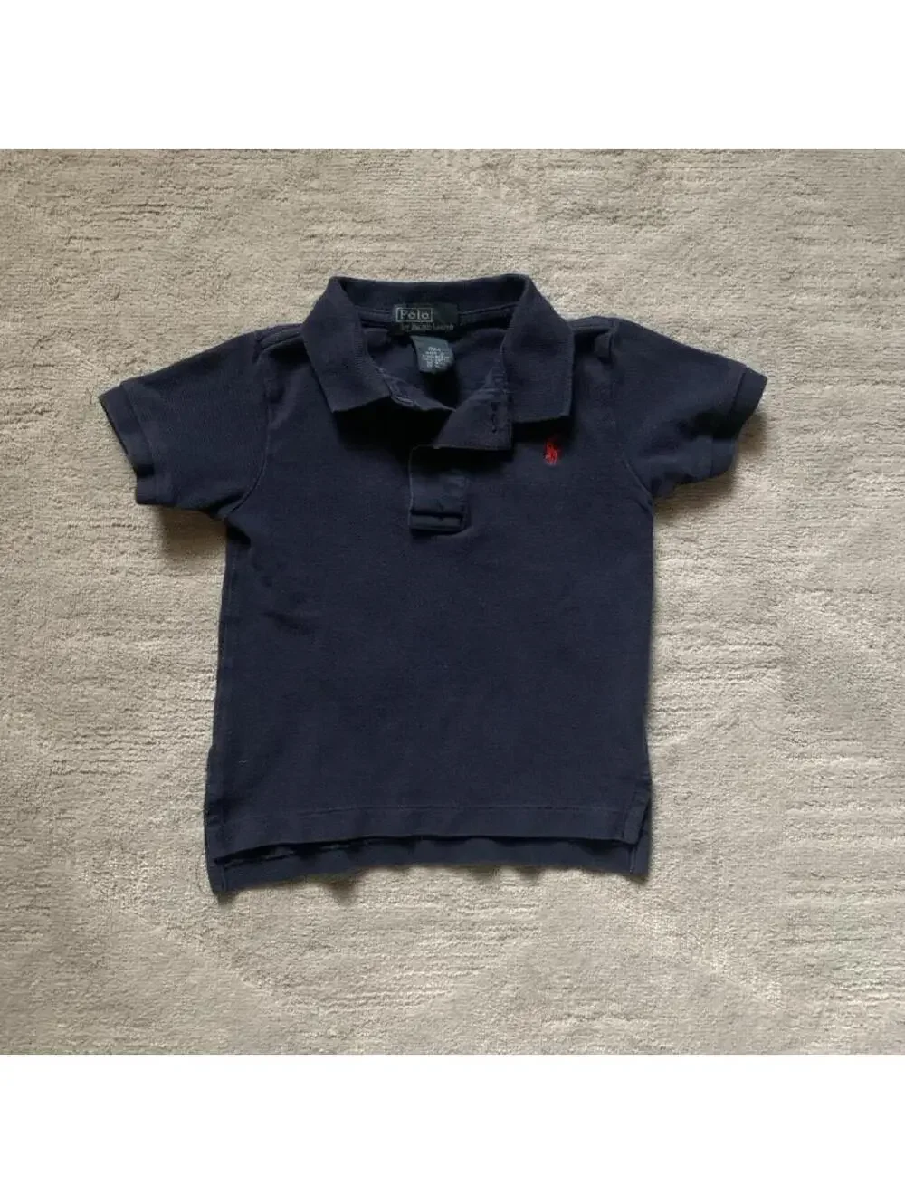 Polo Ralph Lauren Navy Blue Polo Shirt Baby 18M